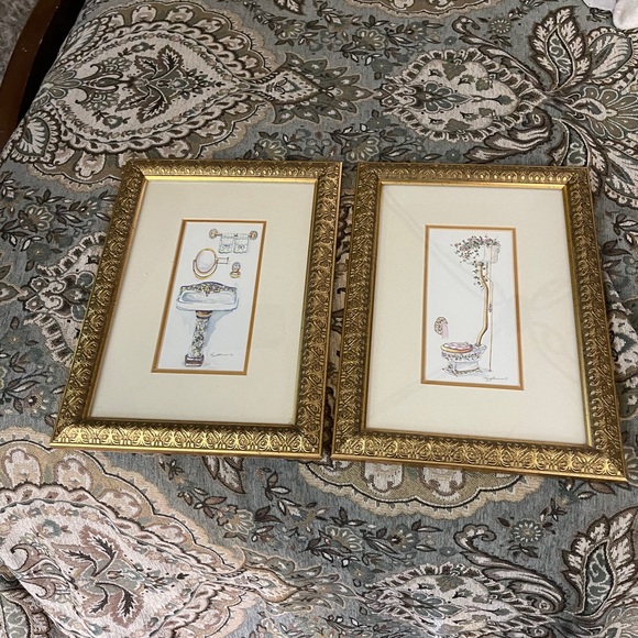 Kohl's Wall Decor Set Of Bathroom Wall Art Pictures Poshmark